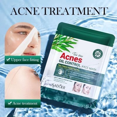 ماسک صورت چای سبز سادور – ضد جوش و تنظیم‌کننده چربی